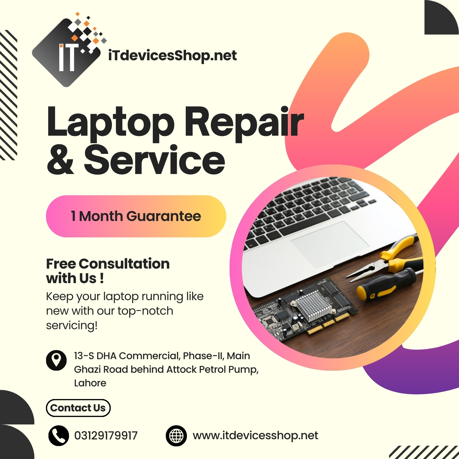 laptop repair and software installation services dha lahore